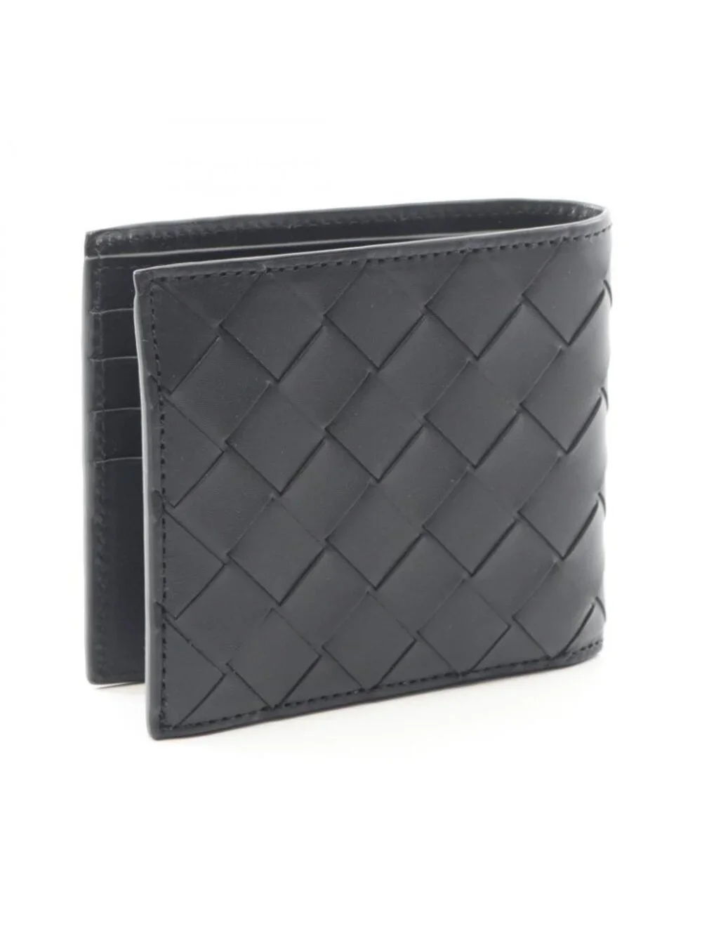 Bottega Veneta Bifold Wallet Intrecciato Leather